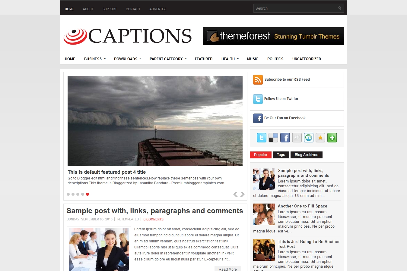 Captions