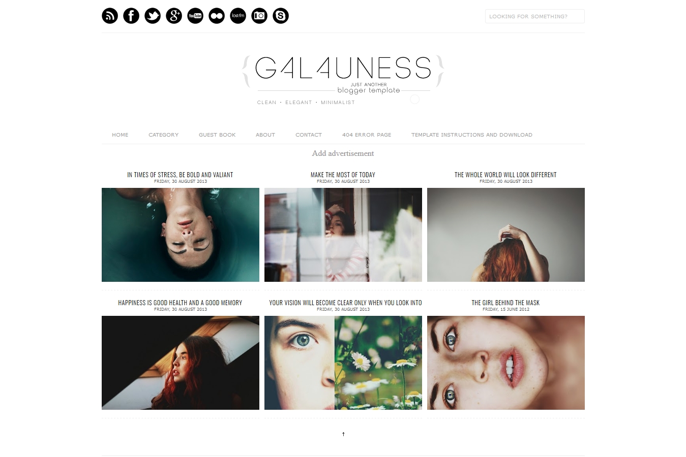 Galauness Blogger Template
