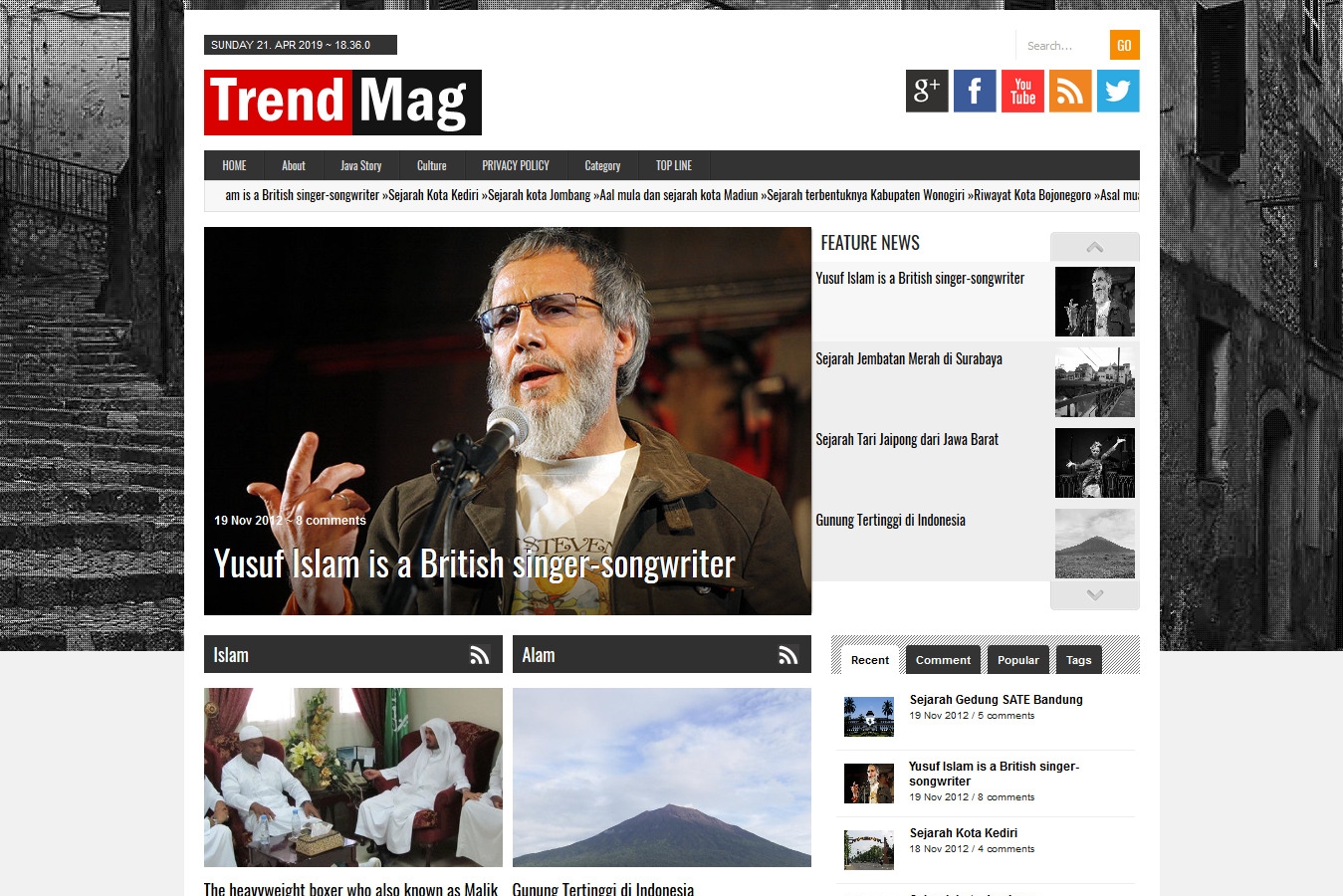 Trend Mag Blogger Template