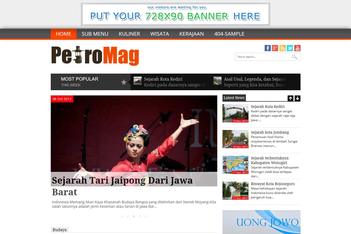 PetroMag Blogger Template