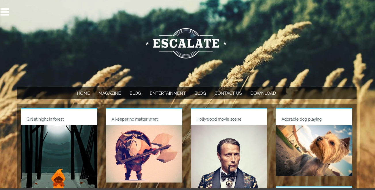 Escalate Responsive Blogger Template