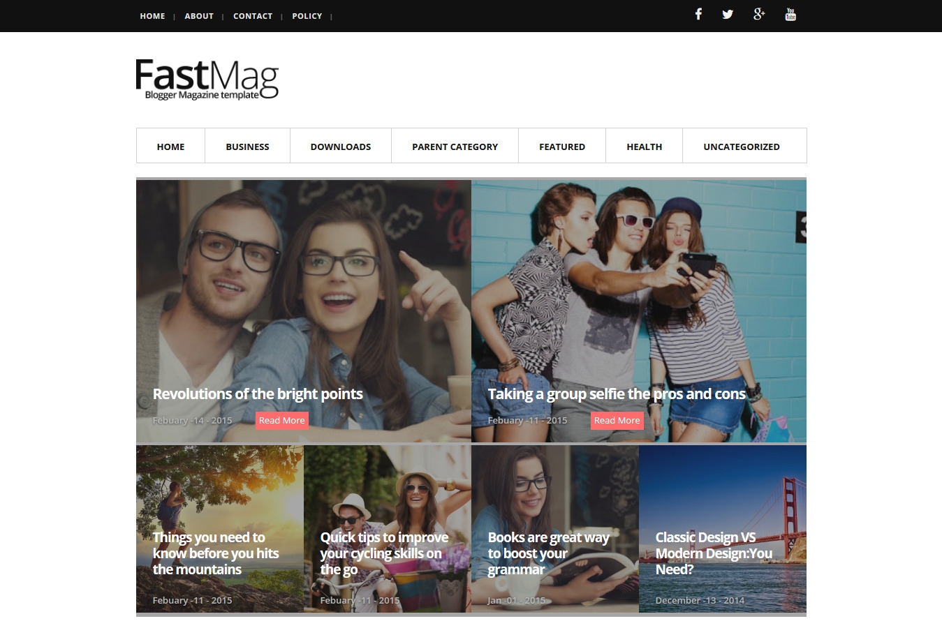 FastMag Responsive Blogger Template