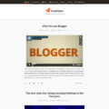 Publisher Responsive Blogger Template