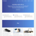Versona Landing Page Blogger Template